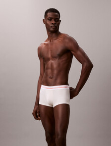 3 件套組 Icon Cotton Air 棉質低腰平口內褲, Black/Chalk w/ Orange Glow Logo/Zoni Beach, hi-res