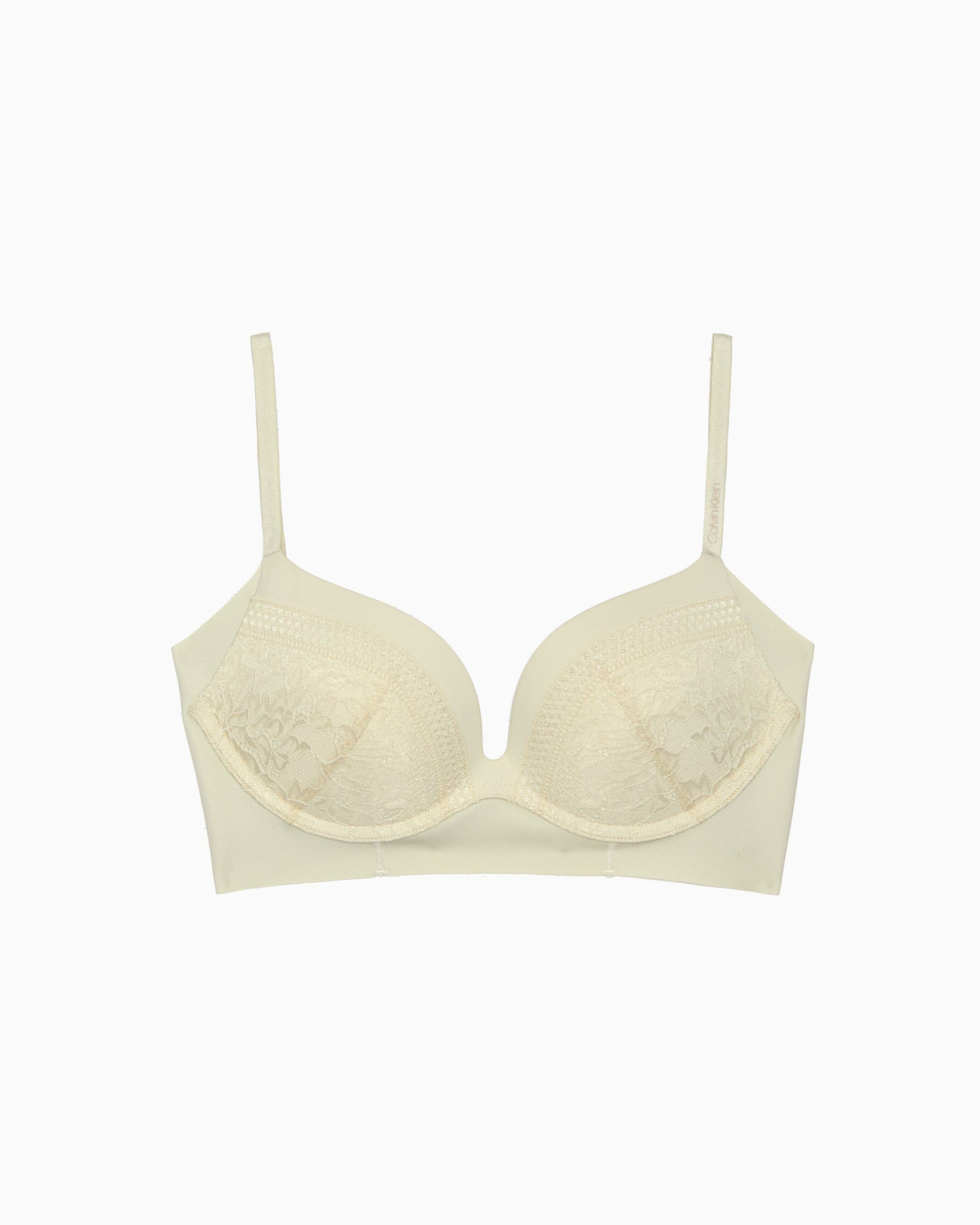 Calvin klein deals white lace bra