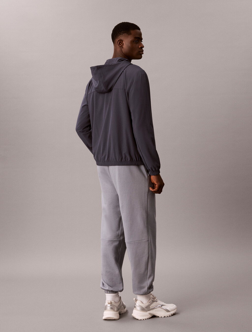 Graphic Monogram Jogger, Grey Thunder, hi-res