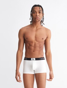Calvin Klein 1996 Micro Low Rise Trunks, White, hi-res