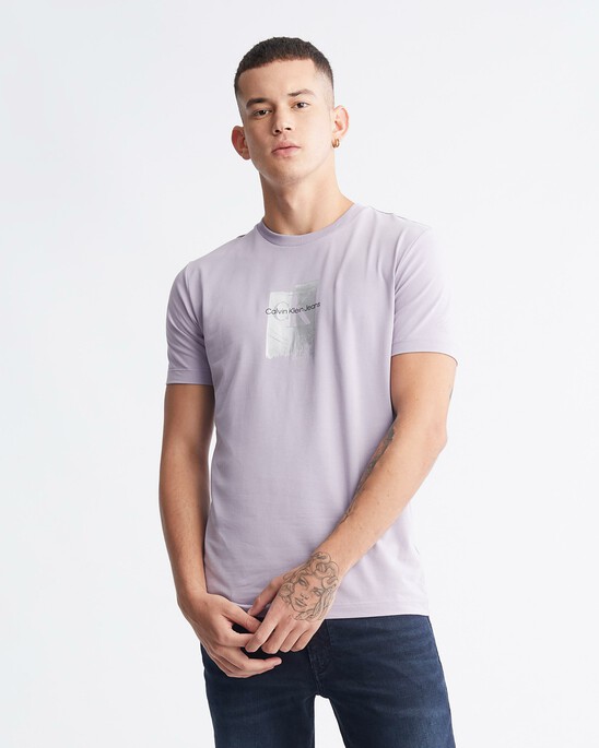 Metallic Foil Monogram Organic Cotton Tee