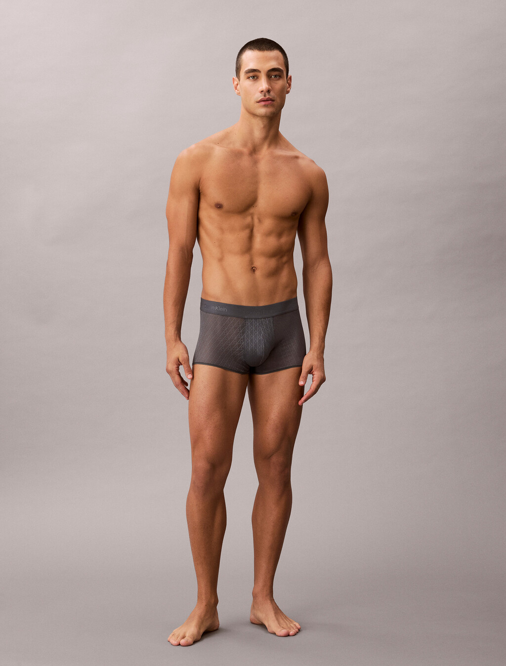 Trunks - Microfibre Lace, Turbulence, hi-res