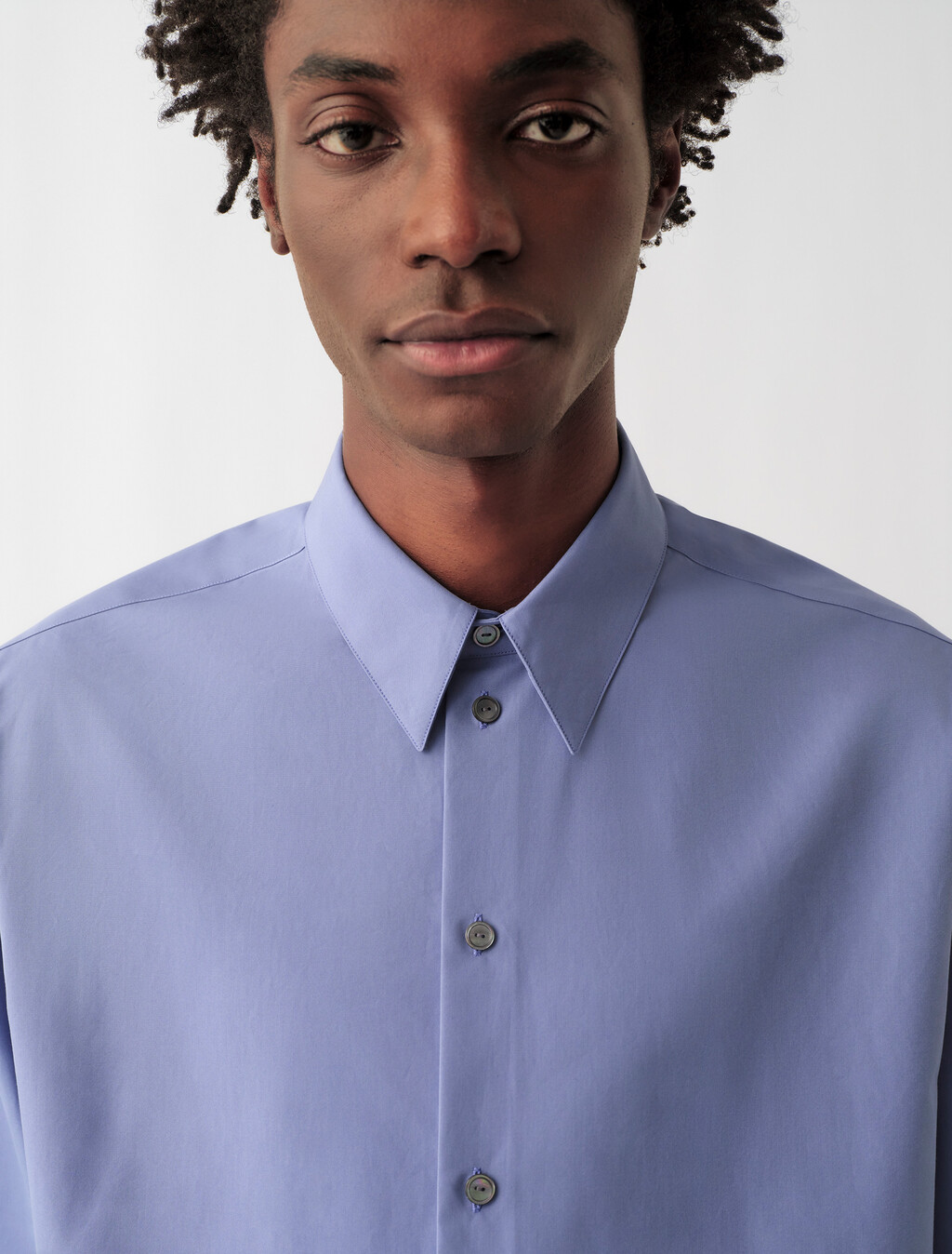 Axel鈕扣襯衫, JACARANDA, hi-res