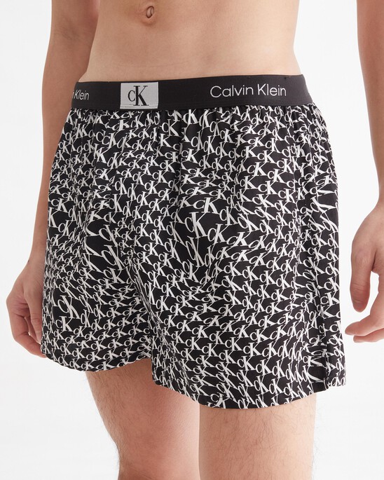 CALVIN KLEIN 1996 梭織棉質平口內褲