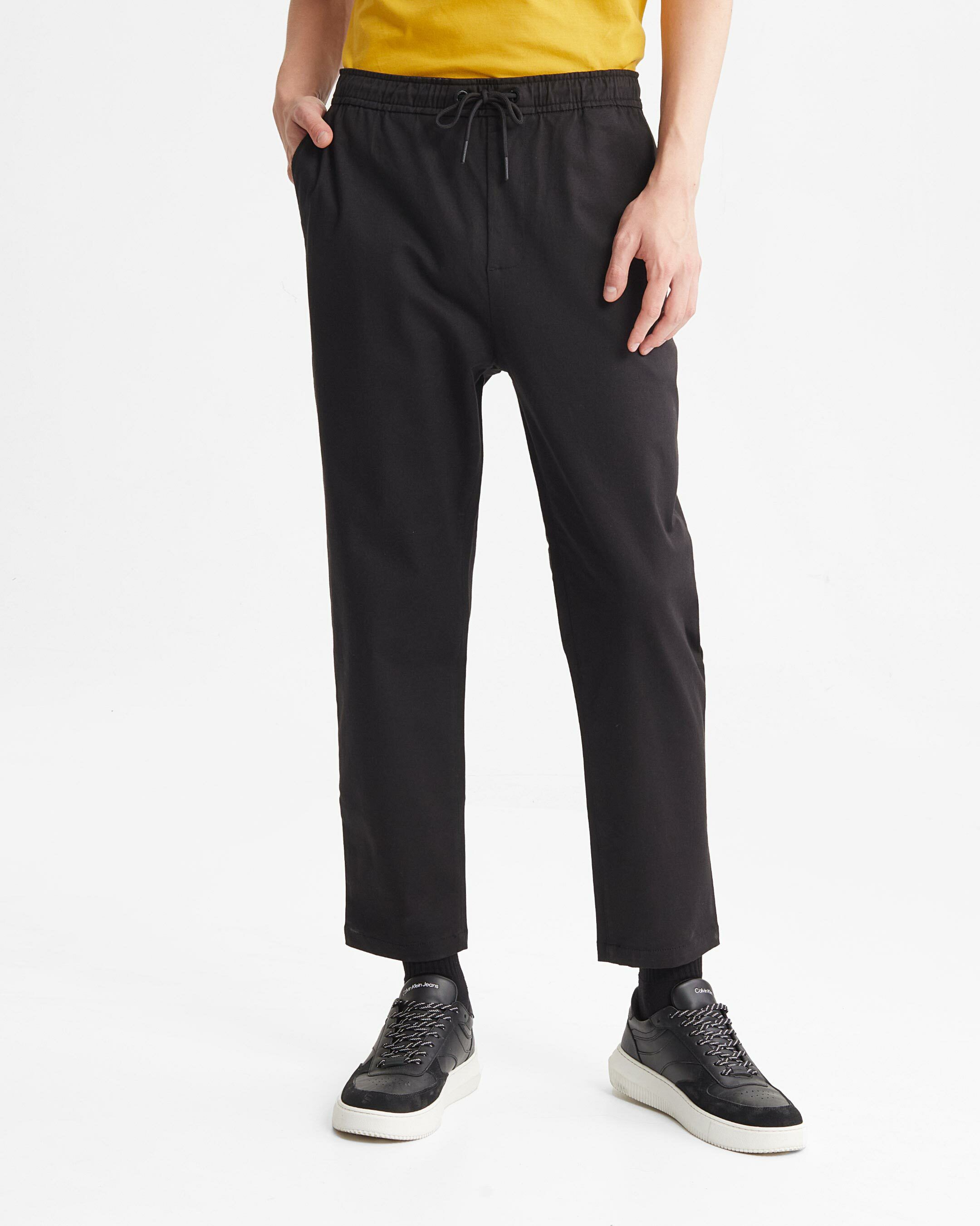 Slim Drawcord Chinos black Calvin Klein Taiwan