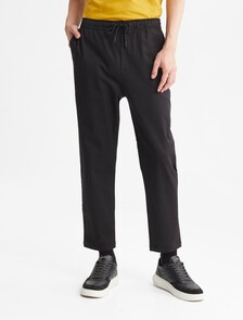 Slim Drawcord Chinos, Ck Black, hi-res