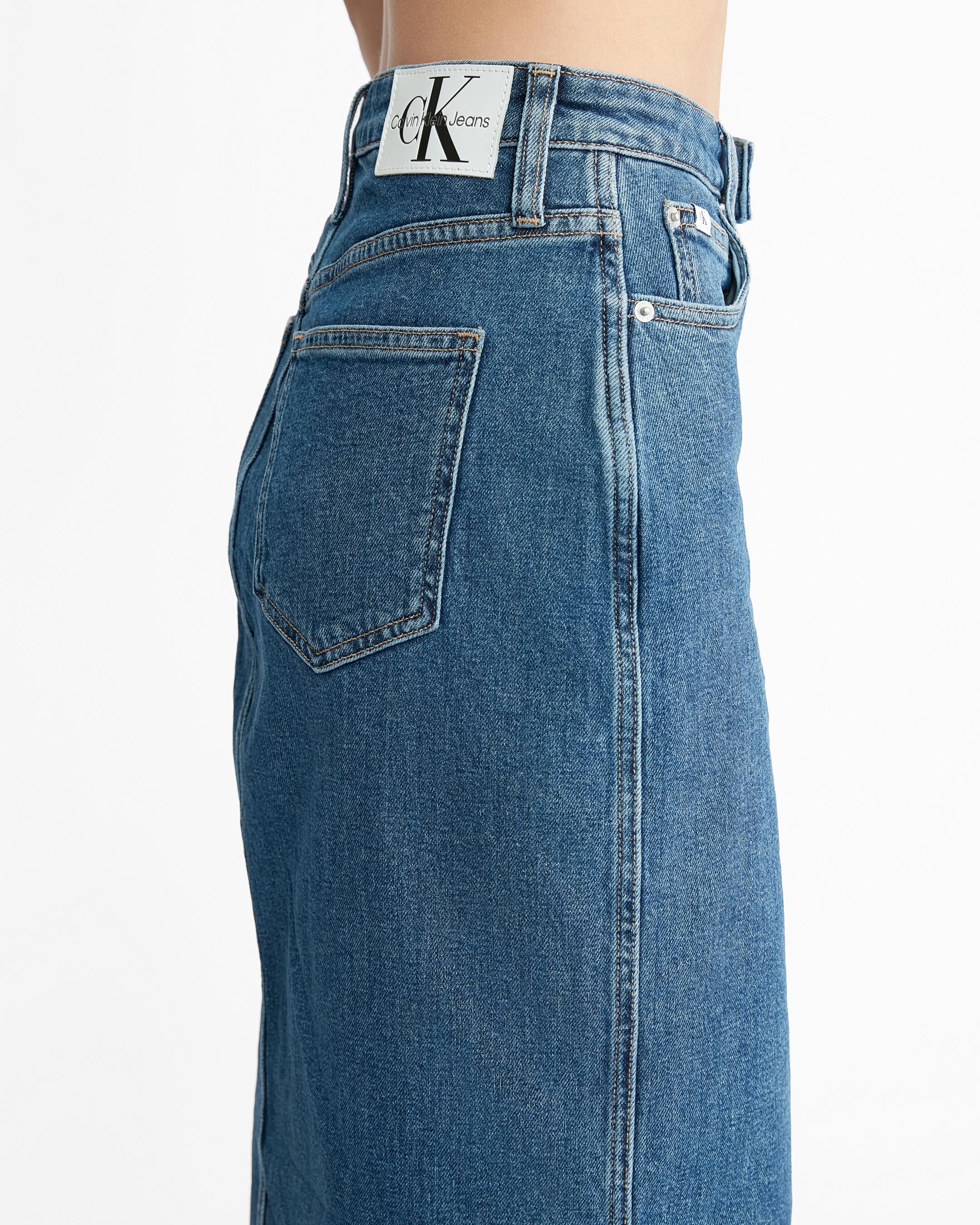 Sustainable Midi Denim Skirt blue Calvin Klein Taiwan