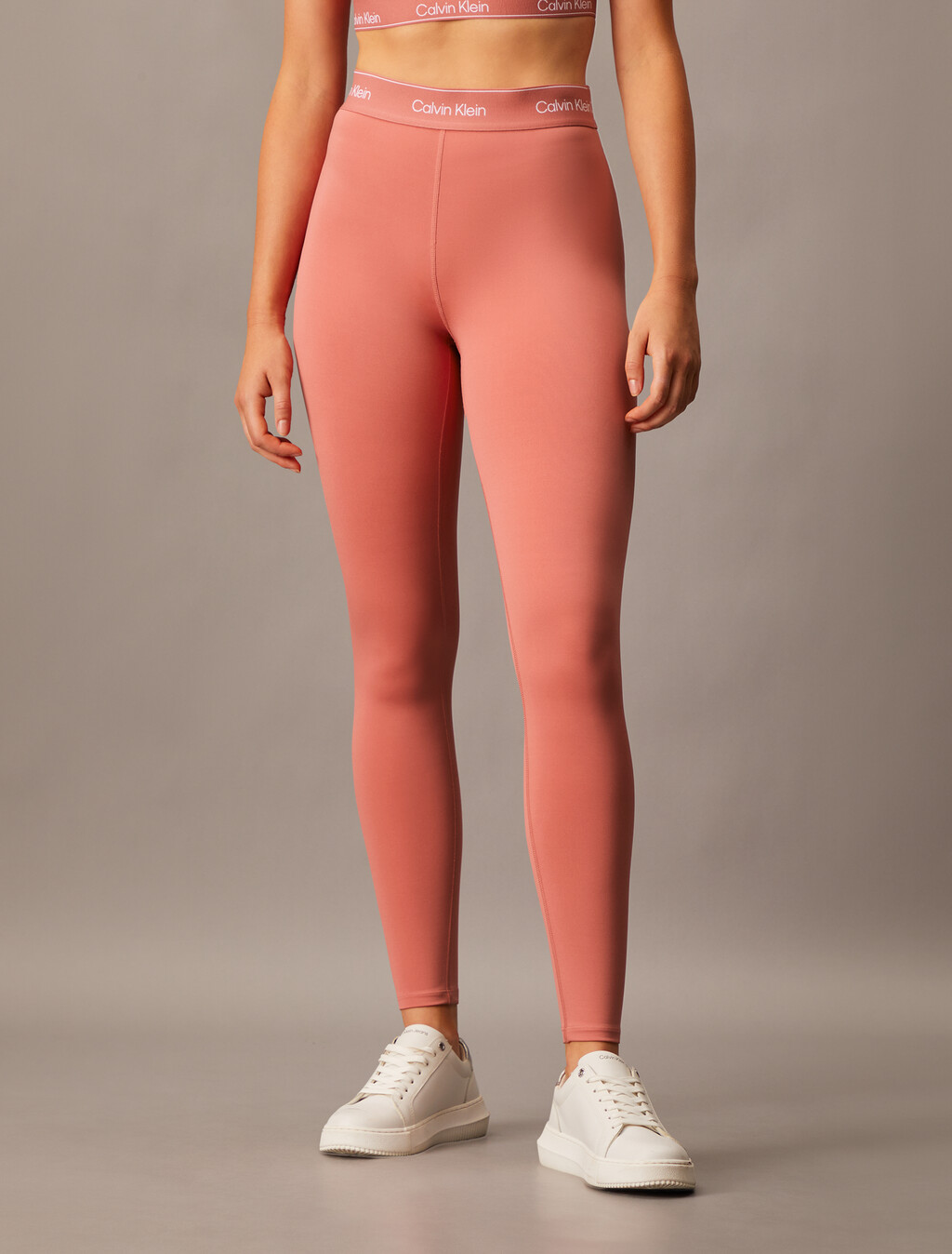 Essentials Modern Sport 高腰七分緊身褲, Antique Pink, hi-res