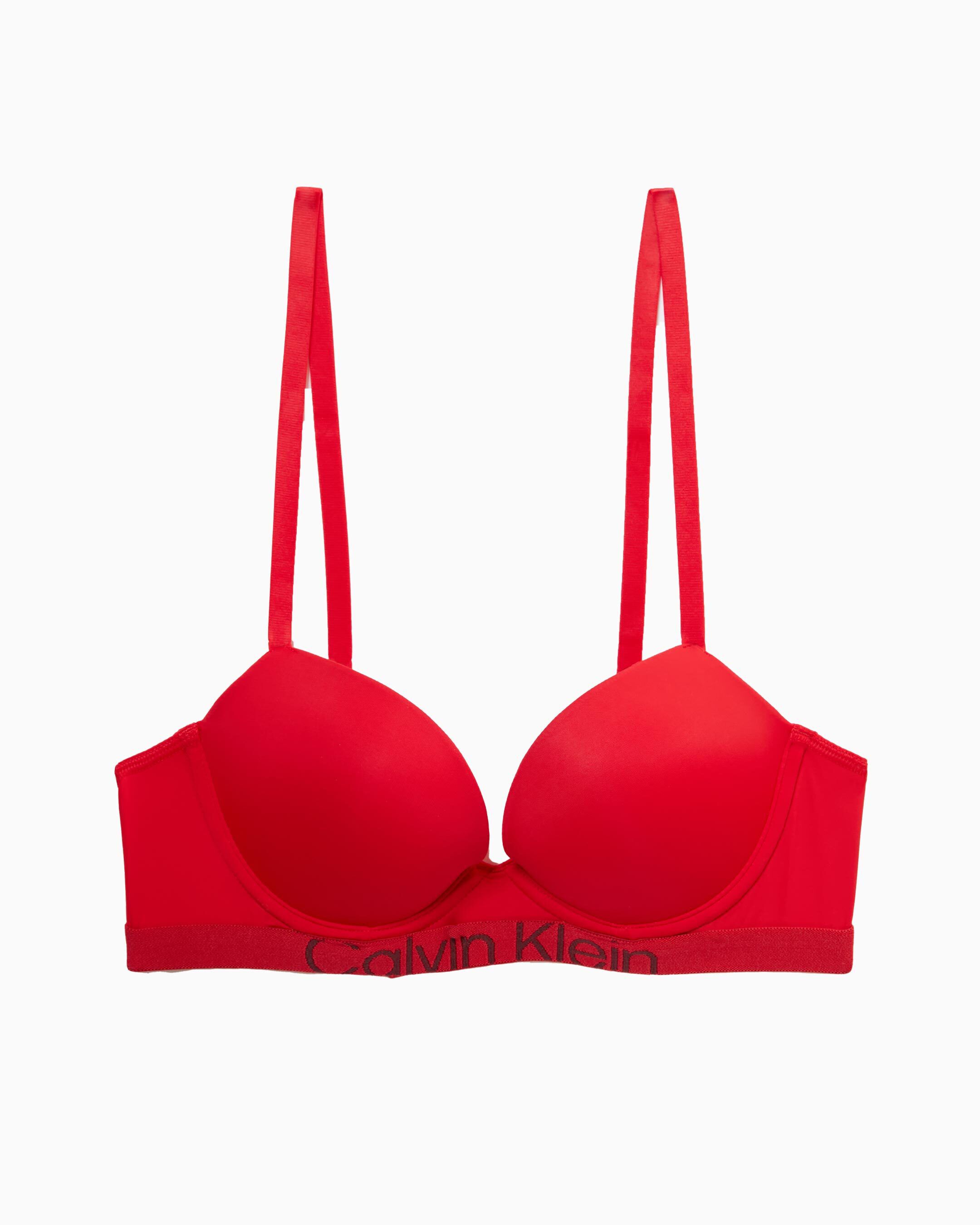 Calvin klein red sports bra new arrivals