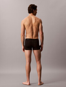 CK Black Microfiber Stretch Low Rise Trunk, Black, hi-res