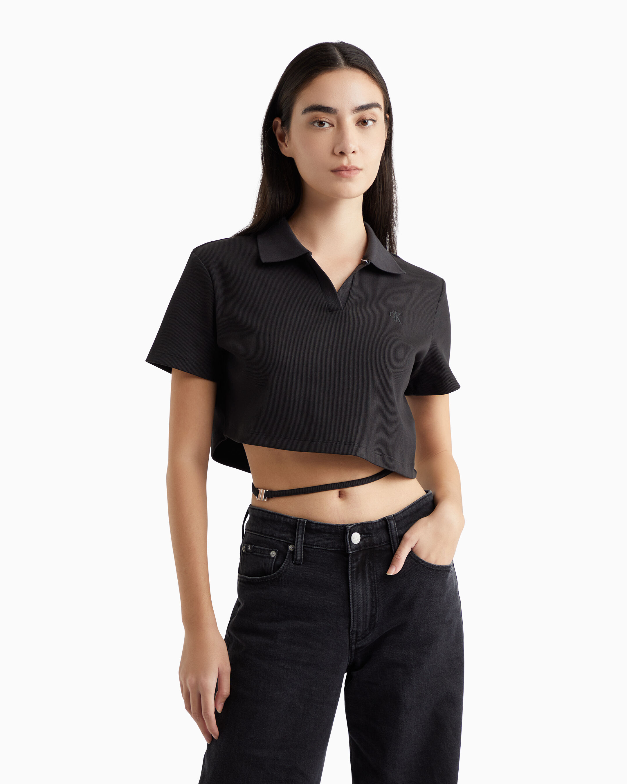 Calvin klein store women's polo shirt
