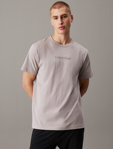 100% Cotton Crewneck Sleep T-Shirt, Ash, hi-res