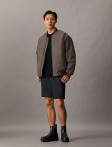 Refined Cotton Modal Blend Short, Black Beauty, hi-res