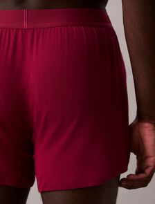 超柔莫代爾修身四角內褲, Beet Red, hi-res