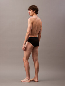 Tonal Logo Hip Brief, Black, hi-res