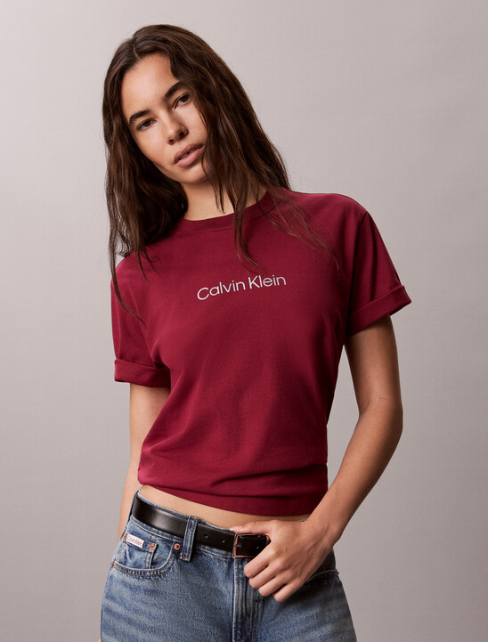 Boxy Metallic Logo T-Shirt