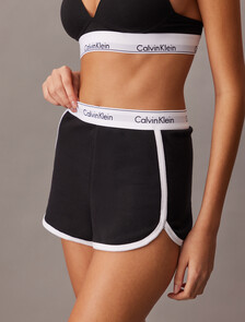 Icon Cotton Sleep Shorts, Black (Legacy 001), hi-res