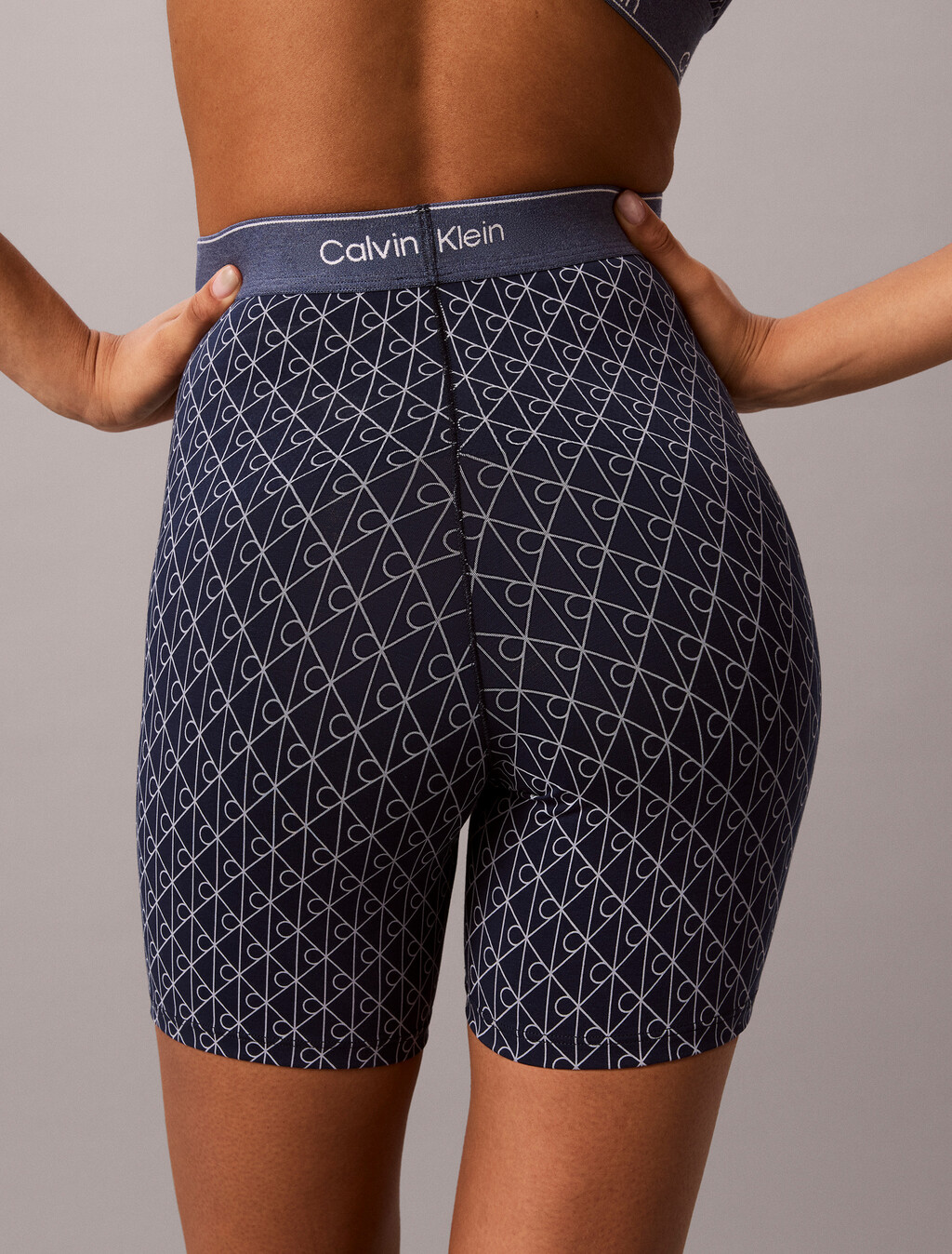 Icon Cotton Modal Shapewear Shorts, 21704 Denim Emblem Pageant Blue, hi-res