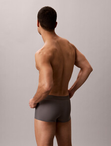 CK Black Low Rise Trunks, Grey Sky, hi-res