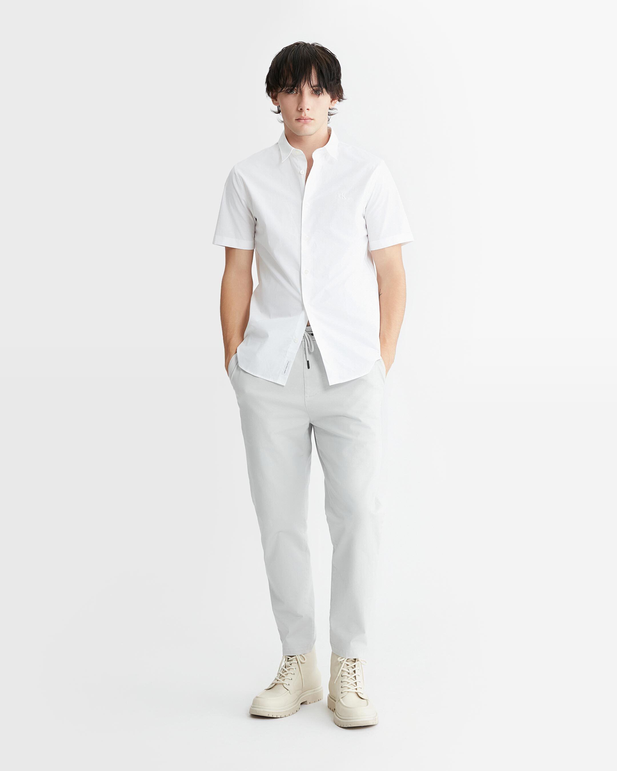 Calvin klein men's discount short sleeve dress shirts