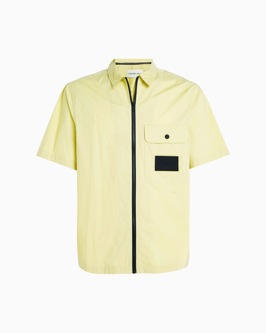 Short Sleeve Zip Up Shirt