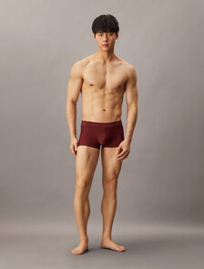 CK Black Low Rise Trunks, RUBY WINE, hi-res