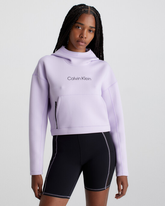 Cropped Logo Hoodie