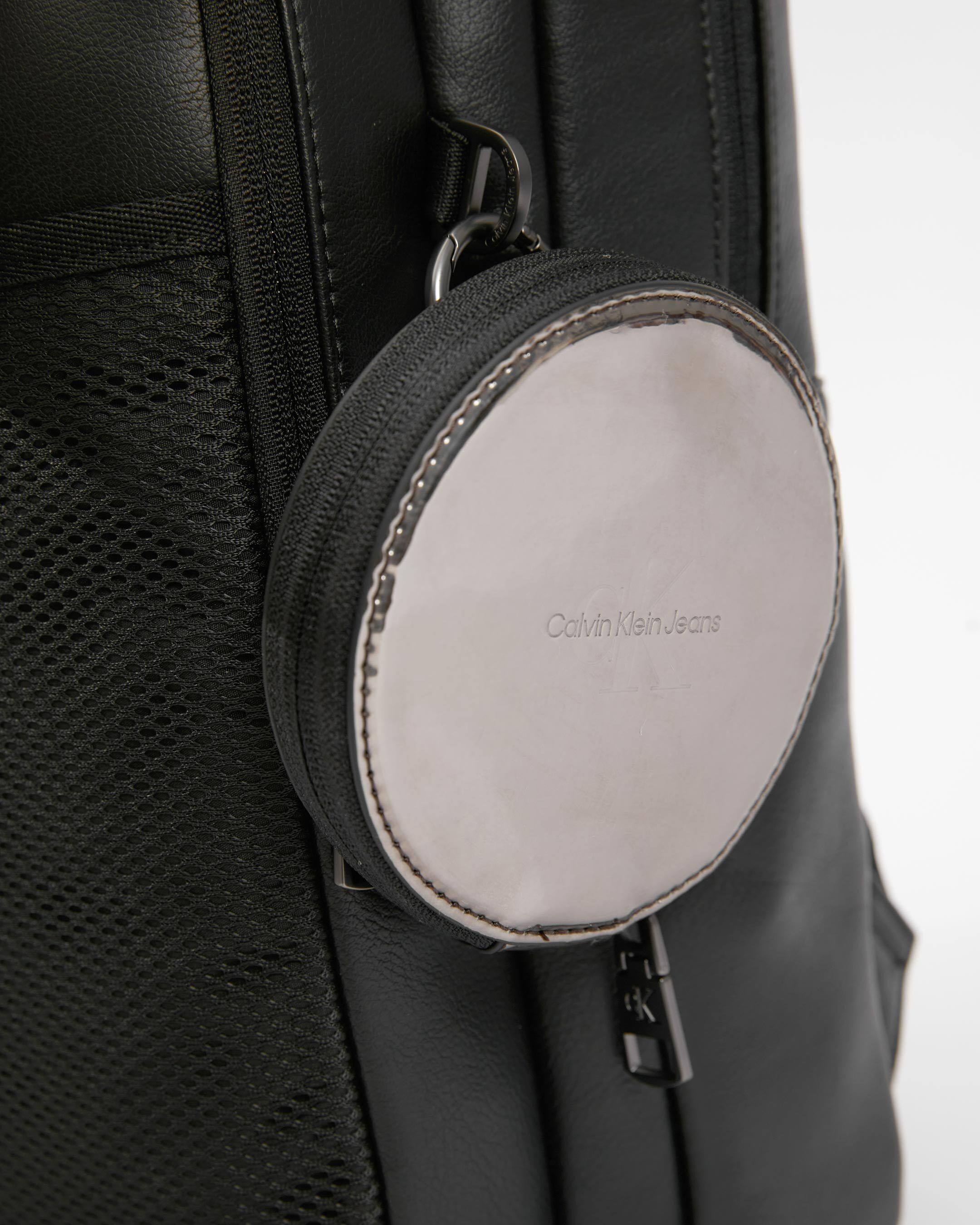 Calvin klein top backpack leather black