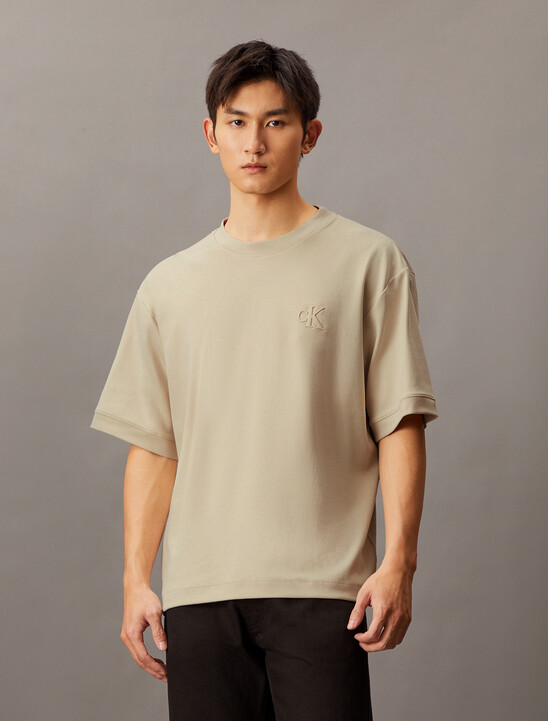Embossed Monogram Interlock Tee