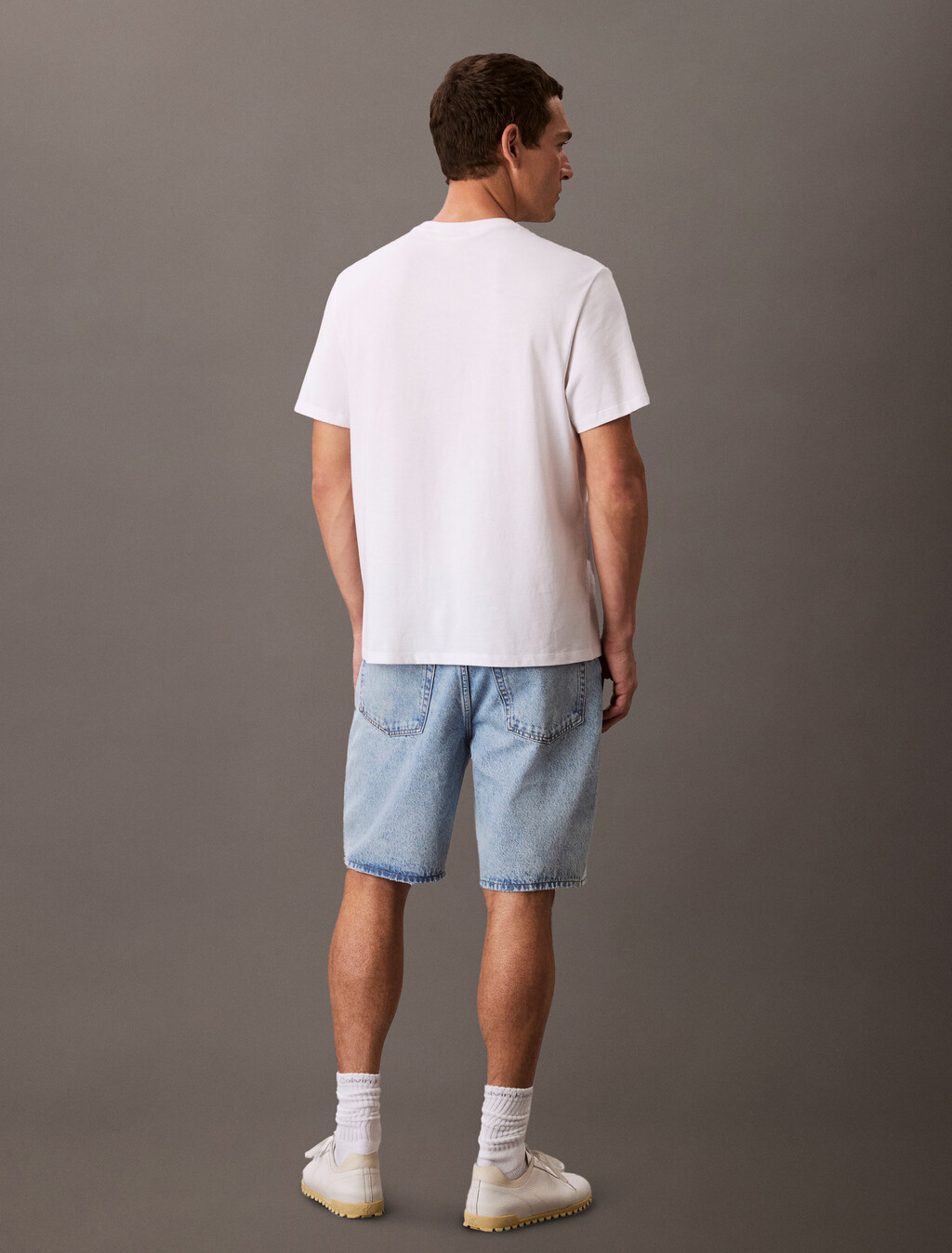 Light Indigo Standard Denim Short, CK LT INDIGO, hi-res