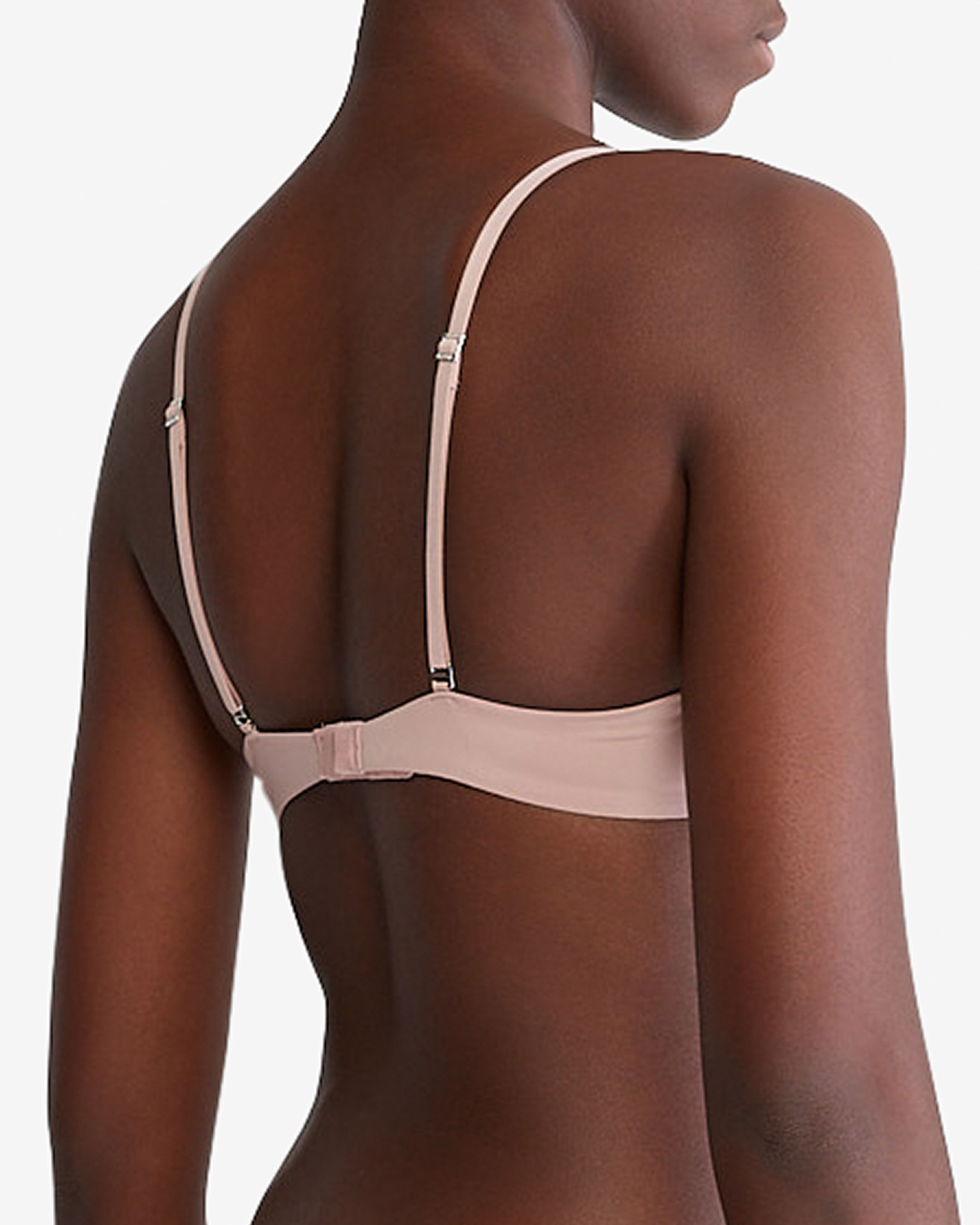 ブラジャー   Women's Minimalist AF Push-Up Bra QF7291ADGEQ Calvin Klein Minimalist Micro Push-Up Plunge Bra | Calvin