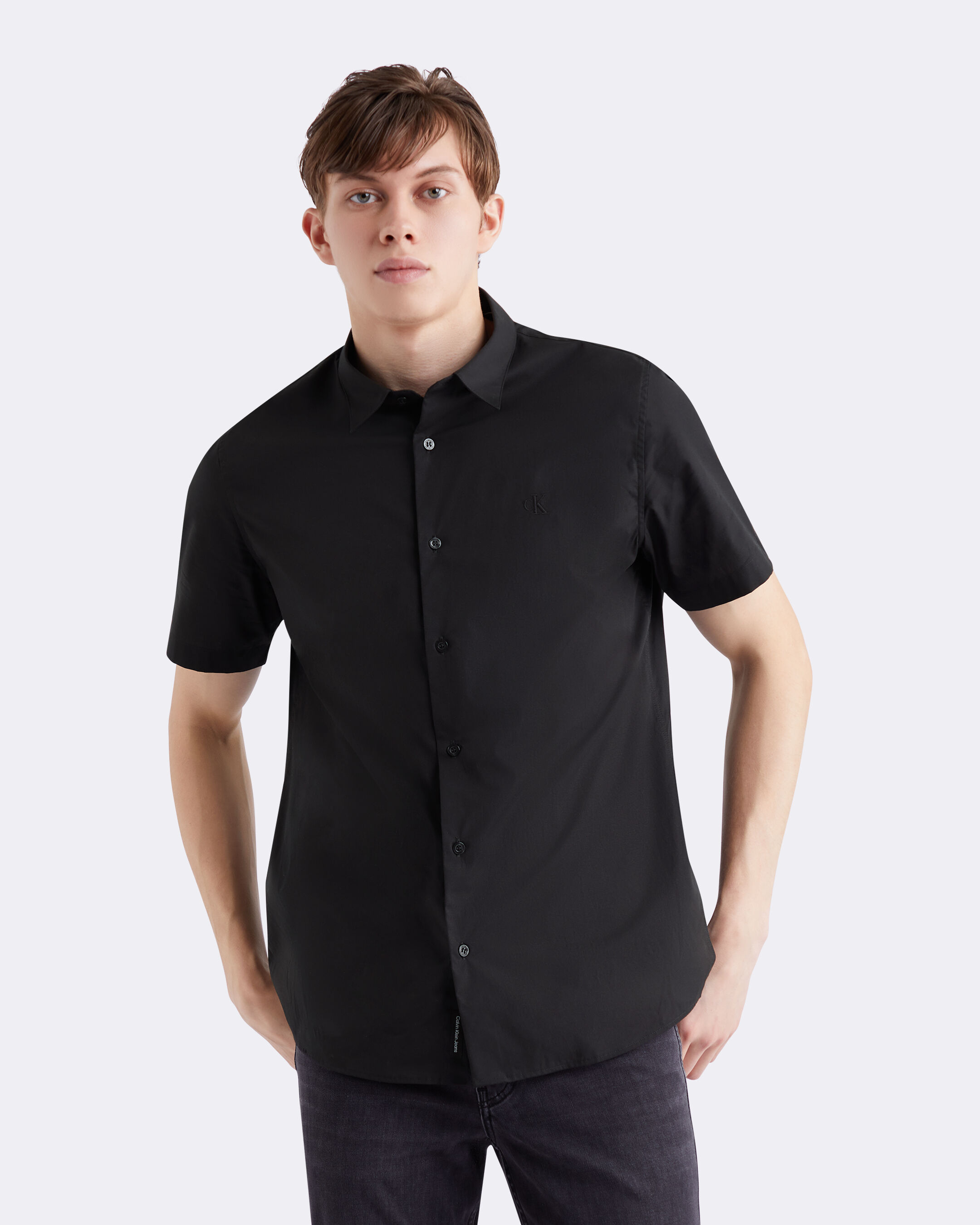 Calvin klein short clearance sleeve shirt
