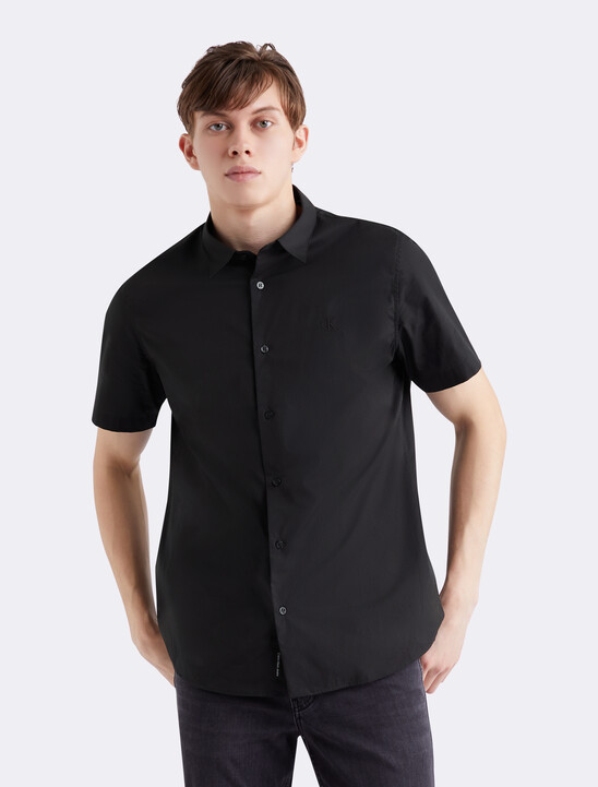 Tonal Monogram Short Sleeve Shirt