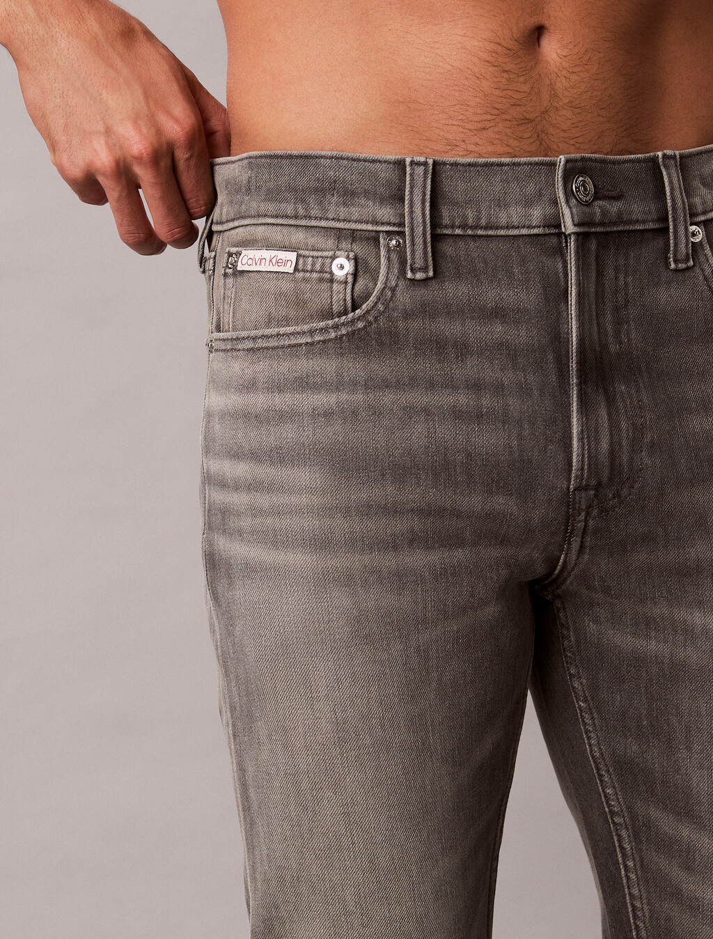 Slim Taper 37.5 Jeans, ABRADED STONE, hi-res