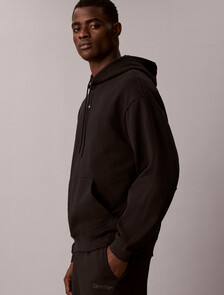 Graphic Monogram Hoodie, Black, hi-res