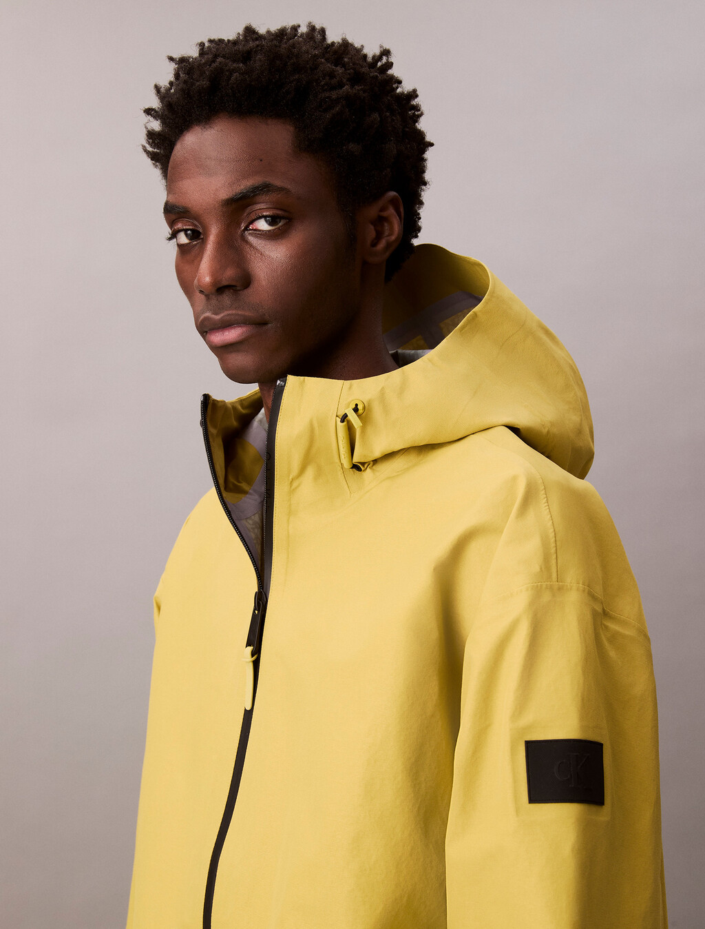 Nylon Oxford Relaxed Sport Jacket, Spanish Lime, hi-res