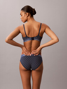 BIKINIDnm Emblm Pgnt, Denim Emblem Pageant Blue, hi-res