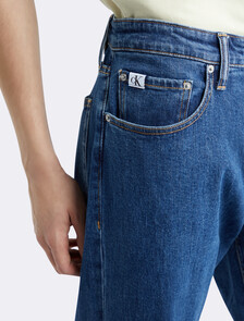 90s Straight Comfort Stretch Jeans, 007AMID BLUE, hi-res