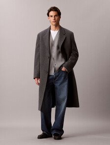 Varsity Logo Cardigan, Medium Grey Htr, hi-res