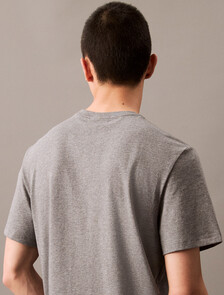 Monogram Logo Graphic Classic Crewneck T-Shirt, Med Grey Htr, hi-res