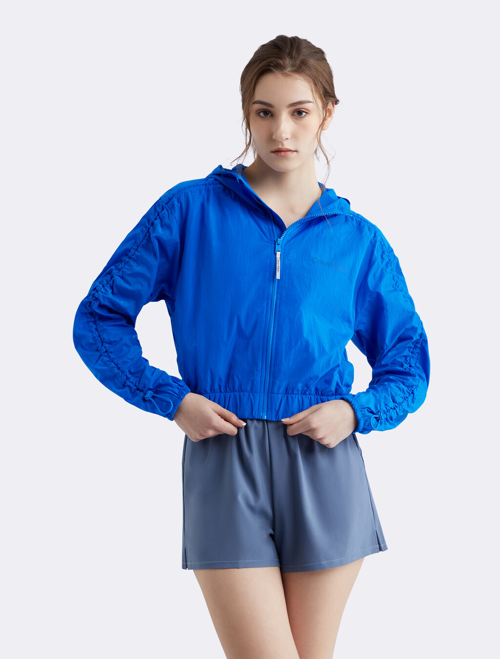 Hooded Windbreaker, LAPIS BLUE, hi-res