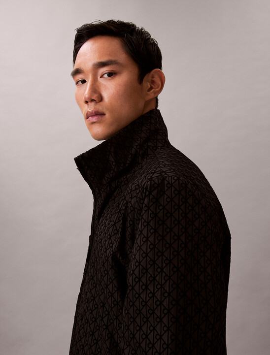 Emblem Reversible Nylon Jacket