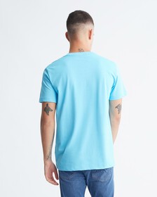 Calvin Klein Monogram Organic Cotton 上衣, Blue Tide, hi-res