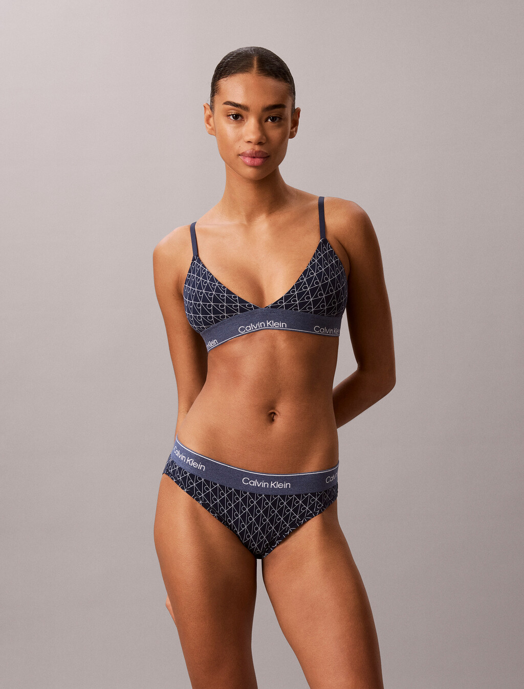 BIKINIDnm Emblm Pgnt, Denim Emblem Pageant Blue, hi-res