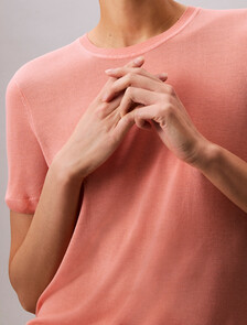 Fine Gauge Viscose Jumper, Powder Orange, hi-res
