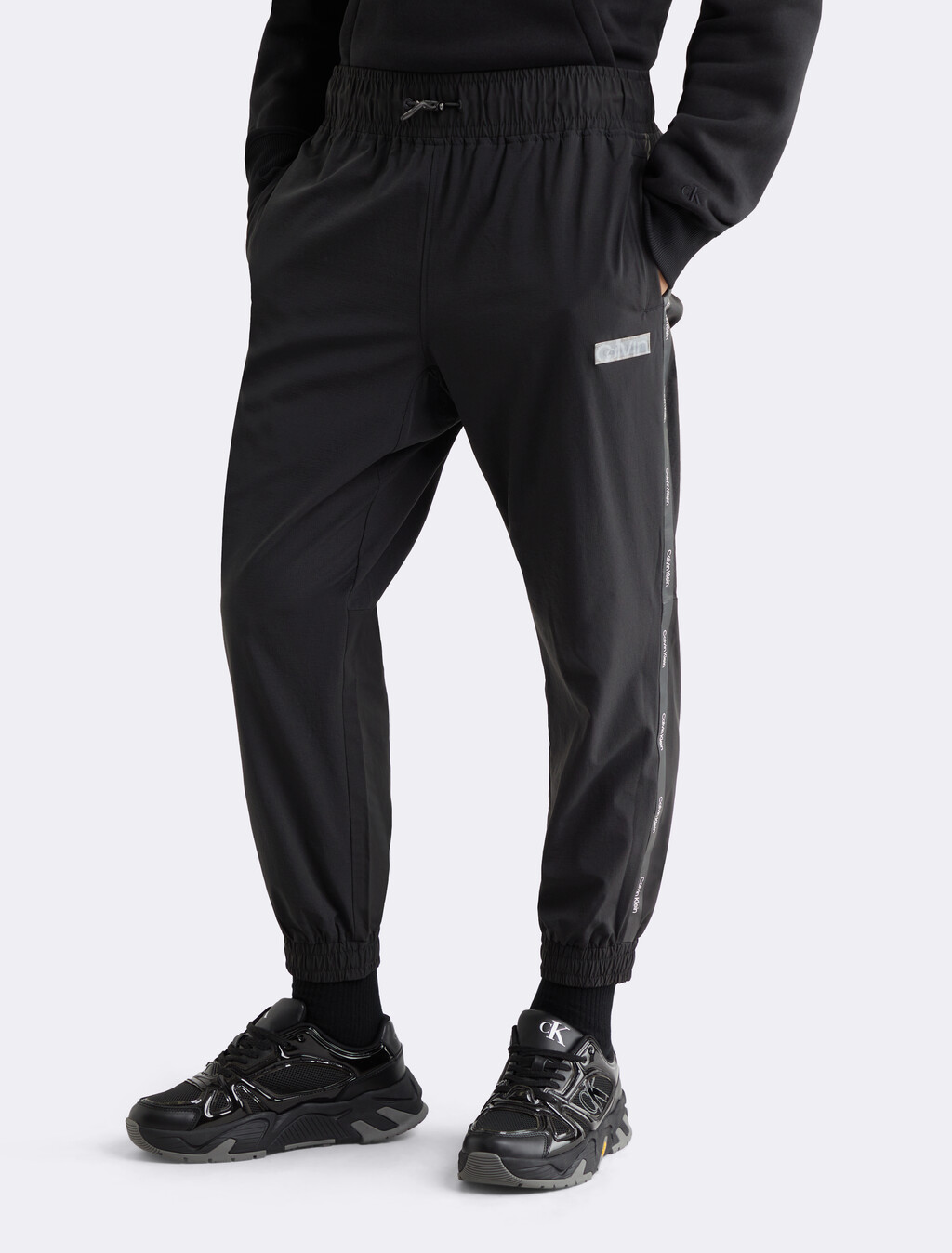 Unisex Woven Joggers, Ck Black, hi-res