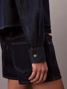 短方版牛仔襯衫, CHESAPEAKE BAY, hi-res