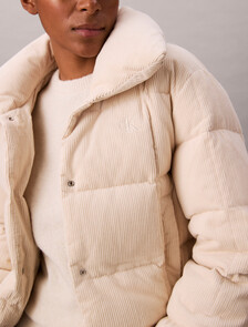 Corduroy Down Puffer Jacket, Birch, hi-res