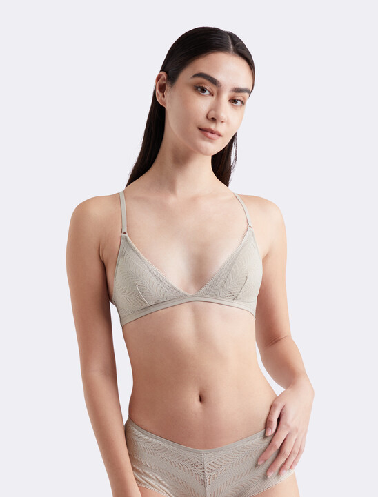 Minimalist Lace Triangle Bra