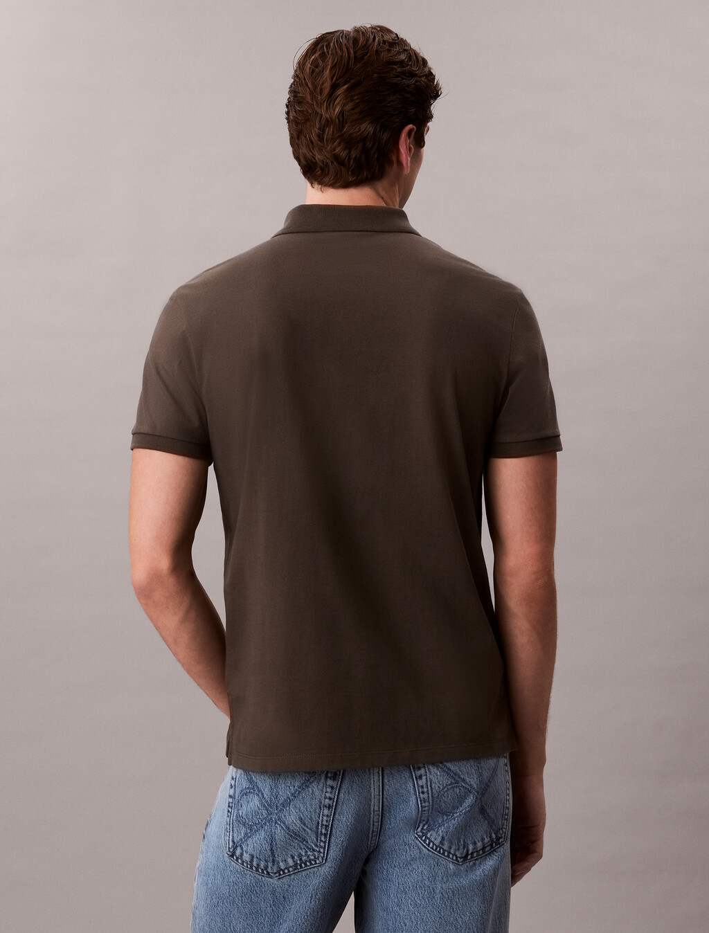 經典 Monogram 標誌 Polo 衫, Beluga, hi-res